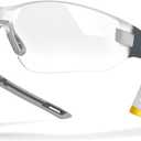 New Slim Fit Safety Pickleball Glasses, ANSI Z87.1 Scratch Resistant Antifog Lenses for Men and Women, Sport Goggles for Racquetball, Squash Ball (Grey)