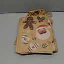 Ogrmar 24 PCS Christmas Gift Bags Kraft Holiday Wrapping Paper Bags with Christmas Prints for Holiday Party Favors Xmas Gift Box Packaging