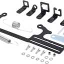 WOWYZL 304147 EZ-EFI Cable Mount Kit Carburetor Throttle Cable Mount Bracket Steel Black