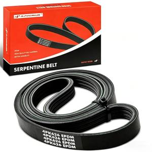 A-Premium 46.5 Inch Engine Serpentine Drive Belt Compatible with Toyota Yaris 2006-2012, Echo 2000-2005, 1.5L