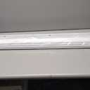 Heimlove 48 Inch Picture Ledge Shelf with Lip,White Floating Shelves for Wall Set of 3,Long Wall Shelves in Varying Depths for Living Room,Bedroom,Nursery,Bookshelf