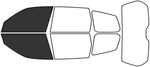 Rvinyl Window Tint Kit Compatible with Subaru Forester 2009-2013 - Black 20% - Single Ply No Bubble Film - Do it Yourself Vehicle Front Precut Kit