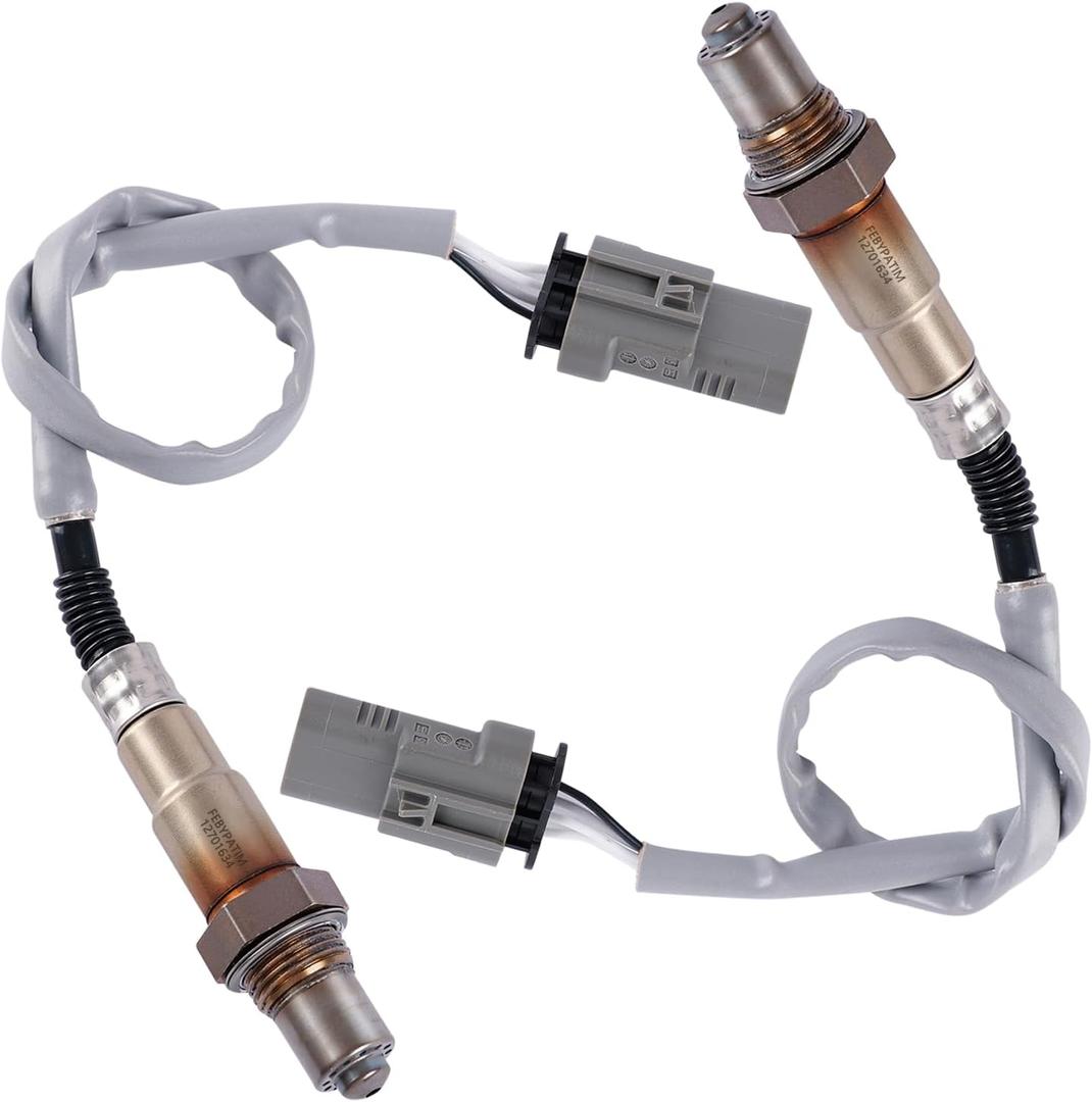 2Pcs Oxygen O2 Sensor 12701634 Upstream Downstream Compatible with 2016-2019 Chevy Cruze, Spark Trax,2016-2022 Buick Encore, 1.4L 1399cc, Malibu Equinox Volt, GMC Terrain 1.5L, Replace # 12701634