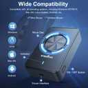 Undetectable Mouse Jiggler, Automatic Mouse Mover with ON/Off Switch, Mouse Wiggler Mouse Shaker for Computer Laptop, Keeps PC Active, Mechanical, No Software, Driver-Free, Ultra-Silent