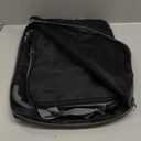 BAGAIL 4 Set/6 Set/8 Set Compression Packing Cubes Travel Accessories Expandable Packing Organizers (Half Mesh, 6-Black)