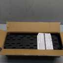 SOLEJAZZ Slim Rolling Storage Cart with Wheels 4 Tier Skinny Bathroom Storage Organizer Narrow Shelf Unit Thin Laundry Room Utility Cart for Bedside Kitchen Office Next to Fridge Small Places, Black