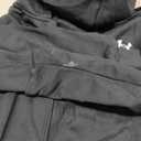 Under Armour womens Rival Fleece Cropped Full Zip (Small, (001) Black / / White)