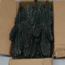 Hananona 50 Pcs Artificial Pine Branches Green Plants Pine Needles DIY Accessories for Garland Wreath Christmas and Home Garden Decor (50, Green)