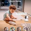 blurams 5G Cameras for Home Security, 2K Pet Camera with Phone App, 360 PTZ Indoor Camera w/Dual-Band WiFi6, Free Human/Motion/Sound Detection, 2-Way Talk, Night Vision, Compatible with Alexa, 2Pack