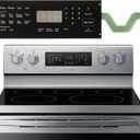 DG34-00020A Range Membrane Switch Touchpad Compatible with Samsung Electric Ranges Ovens, Replaces AP5623392, PS4240764, for NE594R0ABSR, NE59J3420SS, NE59J3420SB, NE59J3421SS, NE595R0ABSR