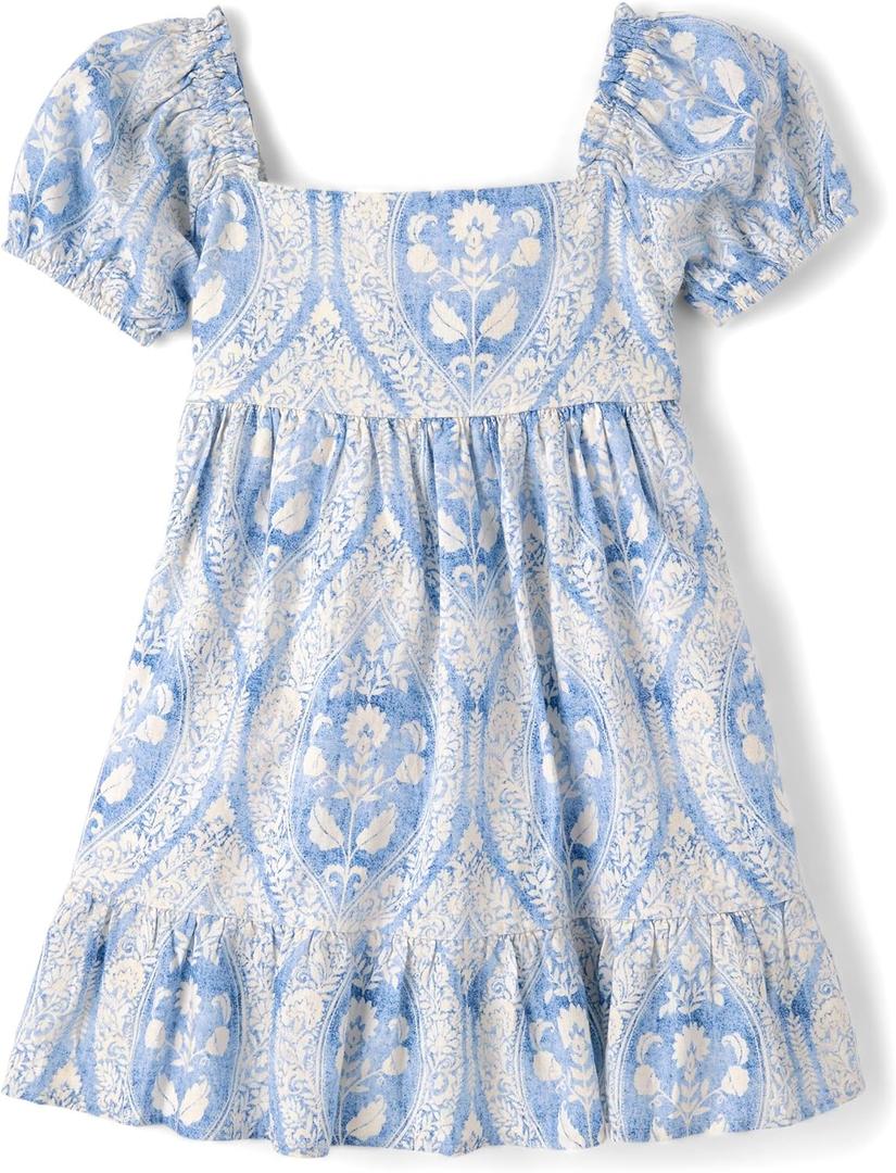 Gymboree Girls' and Toddler Linen Summer Dresses, 2T