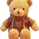Teddy Bear Stuffed Animals Soft Plush Cute Teddy Bear Doll for Boys Girls 15.7in (Brown Bear 15in)