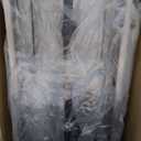 Soilsiu Modern Crystal Chandeliers for Dining Room, Black Linear Light Fixture Over Table,8-Light Height Adjustable Hanging Pendant Light Fixtures for Kitchen Island, Living Room, Bedroom, L47''