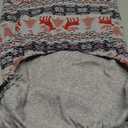 Lanyarco Cotton Grey Red Christmas Dog Pjs Jammies, Xmas Clothes Pet Pajamas Jumpshit for Small Dogs Pets, 15" Medium (Medium(18-26lbs)Back15" Chest18")