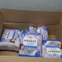 The Honest Company Clean Conscious Overnight Diapers | Plant-Based, Sustainable | Starry Night | Club Box, Size 5 (27+ lbs), 88 Count