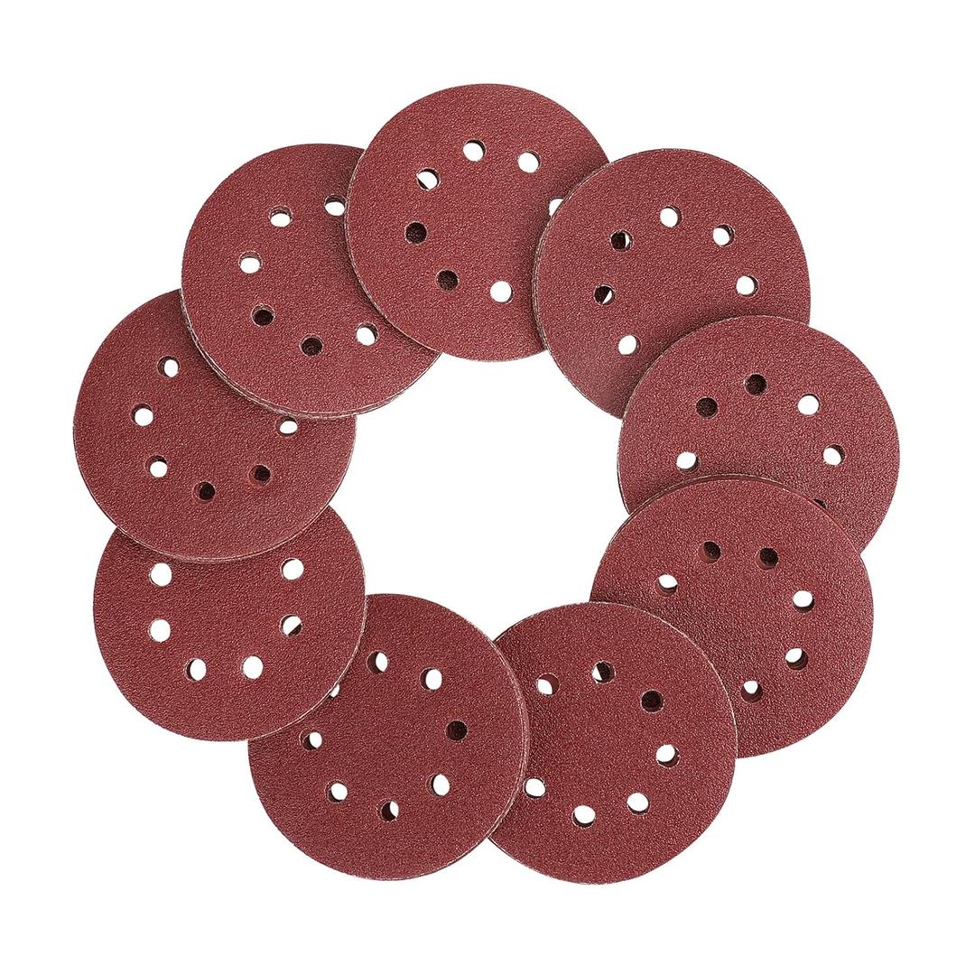 WORKPRO 80-Piece Sanding Disc Set，5-Inch 8-Hole Hook and Loop Sanding Discs, 60, 80, 100, 120, 180, 240, 320, 400 Grits Sandpaper for Random Orbital Sander(Not for Oscillating Tools or Mouse Sander)