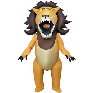 Morph Inflatable Lion Costume Adult, Lion Costume Inflatable, Animals Blow Up Costume, Inflatable Costume Lion, Adult Male Lion Costume, Inflatable Costumes Adult Funny