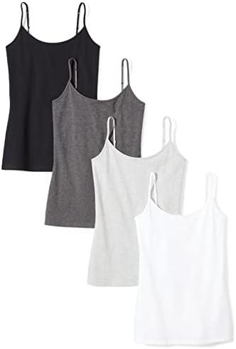 Amazon Essentials Women's Slim-Fit Camisole, Pack of 3, XXL