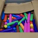 STARBOLO Ball Pit Balls Giant Sprinkles 250pcs, Rainbow Colors
