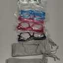 Metalless Screwless Spring Hinges Reading Glasses 6-Pack Women Oversized Readers Cheaters +0.50 (6 Pack Mix Color - R2144)