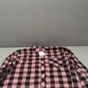 SANGTREE Girls & Women's Long Sleeve Flannel Plaid Shirt Button Down Shirts
 Size L
