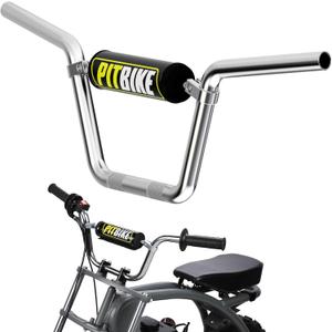 7/8 Minibike Handlebars, 8.5" Rise Crossbar Design Handlebar for 212