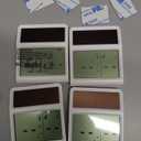 Digital Indoor Thermometer & Hygrometer, Light Powered (No Rechargeable Batteries Runs Only on Real-time Light Exposure) Solar Indoor Temperature and Humidity Monitor, Humidity Gauge