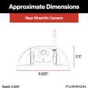 Furrion Vision S+ RV Observation System with 7" Monitor, Left/Right Side Cameras with LED Marker Lights, Sharkfin, Infrared Night Vision, Live Streaming, Wide Viewing Angle - FOS7HTAEN