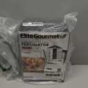 Elite Gourmet EC812 Electric 12Cup Coffee Percolator with Keep Warm, Clear Brew Progress Knob CoolTouch Handle Cordless Serve, Stainless Steel