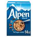 Alpen Muesli Cereal, No Sugar Added, 14 Ounce (Pack of 6) (EXP 03/03/26)