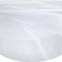 Aspen Creative 23140-11 Etched Alabaster Transitional Style Replacement Glass Shade for Medium Base Socket Torchiere Lamp, Swag Lamp and Pendant, 15-1/2" Diameter x 5-1/2" High, 1 Pack