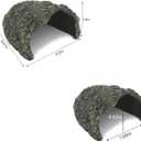 Large Rock Cave Hideout for Reptiles & Amphibians - Ideal for Bearded Dragons, Turtles, Snakes, Lizards, Geckos, Tortoises & Small Pets - Terrarium & Aquarium Decor, Safe Reptile Habitat