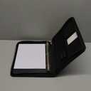 Portfolio Binder, Pacific Mailer 3 Ring Binder Portfolio Organizer with Leather Folder Writing Pad Zipper Business Notebook Binders Tablets Notepads Resumes Documents Holder for Men Women