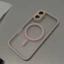 TOCOL Magnetic for 16 Gold Case, Upgraded Full Camera Protection, Compatible with Magsafe, Drop Protection, Translucent Matte Back Bumper Phone Cover 6.1-Inch (Desert)