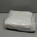 Electric Heated Blanket Throw 50"x60" White Ultra Soft Luxury Fluffy Faux Rabbit Fur Machine Washable 6 Heat Settings 4 Hours Auto Off Overheat Protection for Home Office Use