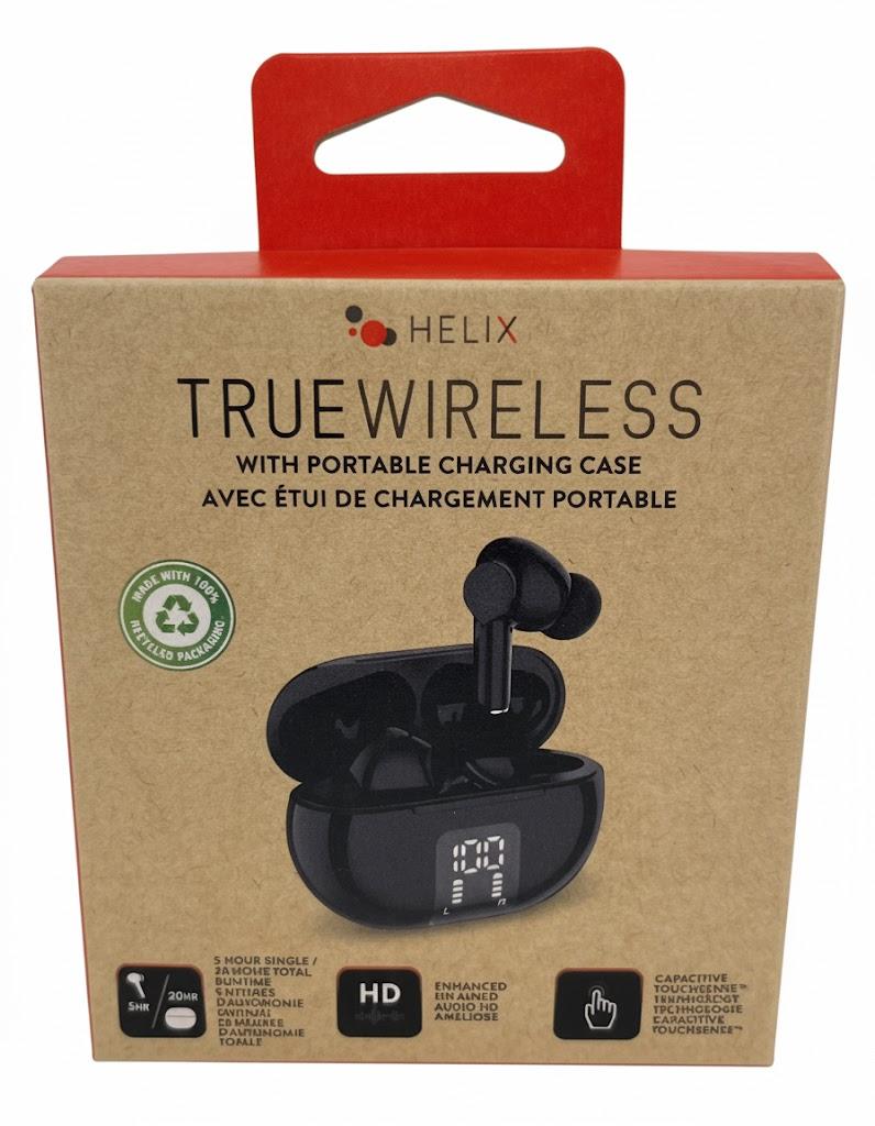 Helix True Wireless Wireless Earbuds Headphones NEW Sealed 810061145110 V1-1123