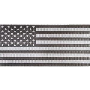 Under the Sun Inserts - Front Grille Insert - Compatible With Jeep Wrangler  Rust Proof Aluminum - Fits Wrangler Model (JL or JLU: 2018 +) - (Black & White)