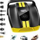 50PSI Paddle Board Pump Electric Portable, Sup Pump with Auto-Off,9 Modes Paddleboard Pump for Stand Up Paddle Board/Car/Kayak/Motorcycle/Bicycle (Non-Rechargeable) (Non-Rechargeable)