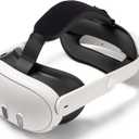 PowerA Comfort Head Strap For Meta Quest 3 / 3S, Officially Licensed, Adjustable Head Strap, Secure And Comfortable, Flip-Up Design, Easy To Install, Headphone Compatible