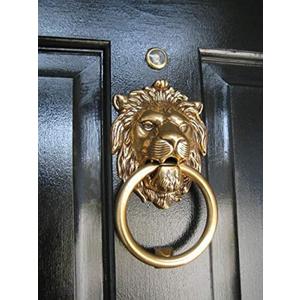 Authentic Vintage Brass Lion Door & Gate Knocker Handle Pull Door Accessories Home Decor