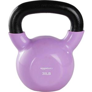 Amazon Basics Vinyl Kettlebell 30 LB