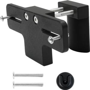 Cup Holder RadioMount (with CB Mic Holder) - Clamping Mount, CB Radio Mounting Brackets, GPS Vehicle Mounts Fit for CB Pro Satellite Radio & All Universal 2 Hole fit AMPS Pattern mounting Device