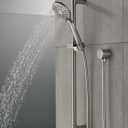 Delta Faucet Slide Bar Hand Held Shower with Hose, Brushed Nickel Handheld Shower Head, Slide Bar Hand Shower, Handheld Shower, Detachable Shower Head, Stainless 51361-SS