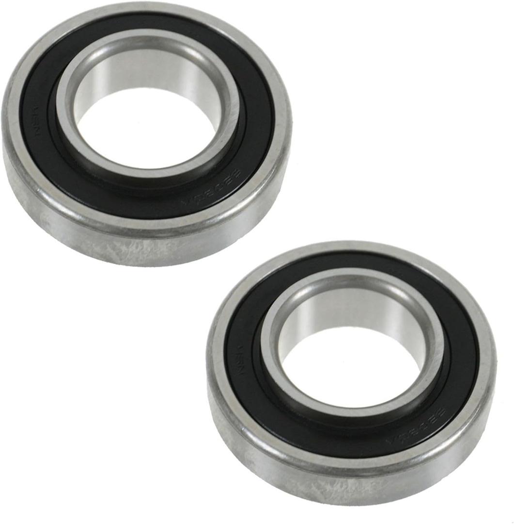 TRQ Rear Wheel Bearing Set Compatible with 1998-2004 Chevrolet Tracker 1999-2005 Suzuki Grand Vitara 1999-2004 Vitara