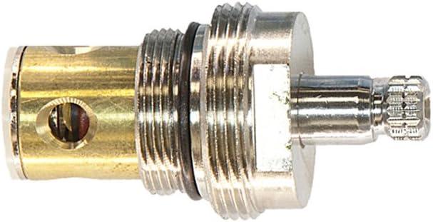 DANCO Hot Stem for 2-Handle Kohler Tub and Shower Faucets, 6N-7H, Brass and Chrome, 1-Pack (17017)