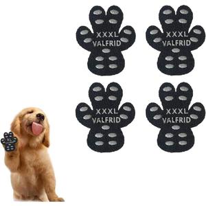 VALFRID Dog Paw Protector Anti-Slip Grips to Keeps Dogs from Slipping On Hardwood Floors,Disposable Self Adhesive Resistant Dog Shoes Booties Socks Replacement XXXL 24 Pieces