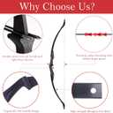 Recurve Bow and Arrow Set for Adults Beginners, Ambidextrous Archery Kit, 20/30/40 lbs Complete Target Practicing Starter Set, 20LB