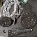 Moen Verso Matte Black Eight-Function 7" Diameter Spray Head and Handshower Combo Featuring 72" Hose, 220C3BL