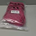 BERON 26 Inches Hot Pink Wig Long Curly Wig with Bangs Synthetic Wigs Rose Red Wigs for Women with Hairnet