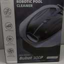 Bubot 300P Robotic Pool Cleaner, Cordless Pool Vacuum with Industry Leading Suction Power, Bluehole Tech, DirtLock Tech, Smart Sensor for Above-Ground Flat Pools up to 850 Sq.Ft, Space Gray